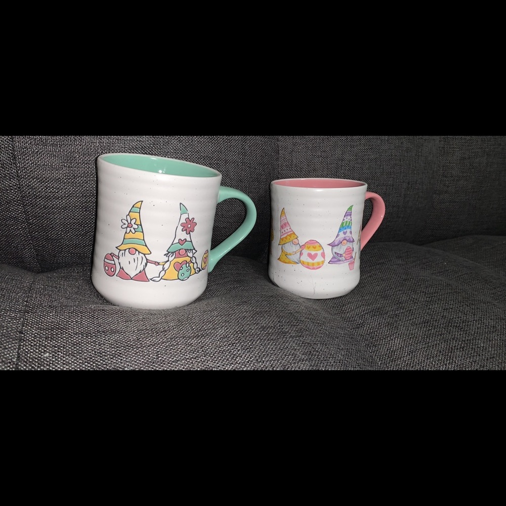 Easter gnome mugs
